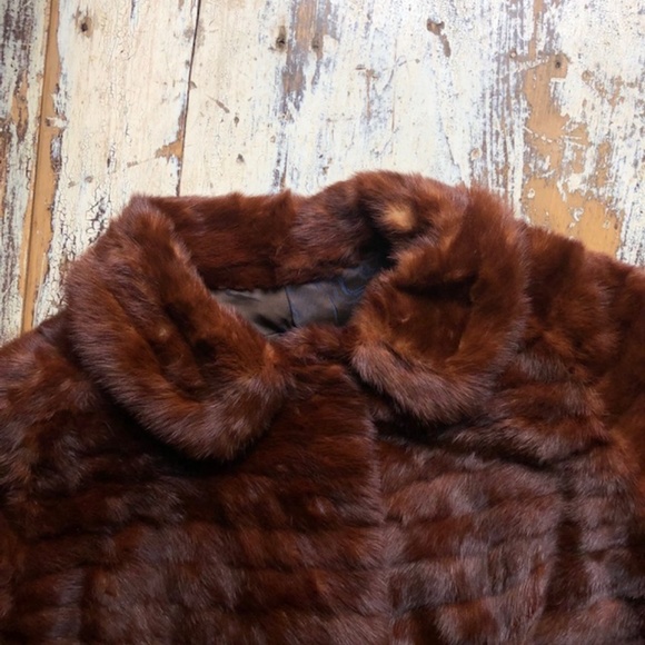 VINTAGE Fox Real Fur Coat in Excellent Condition Size S/M - Picture 3 of 10